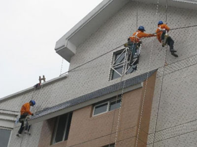 別墅外墻防水工程施工